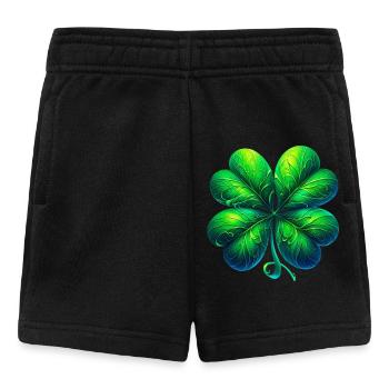 Trèfle à quatre feuilles - Short Bébé - noir - Devant