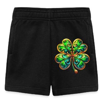 Four-leaf clover - Baby Shorts - black - Front