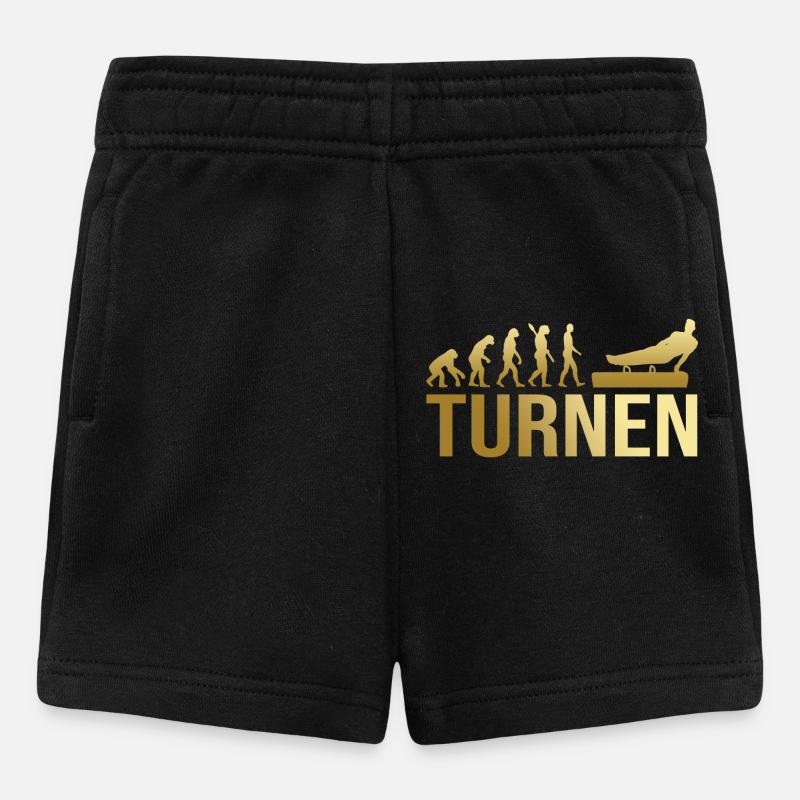 Evolution Turnen - Baby Shorts - Schwarz