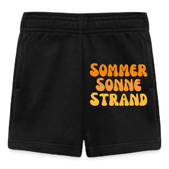 Sommer Sonne Strand Nectarine - Baby Shorts - Schwarz - Vorne