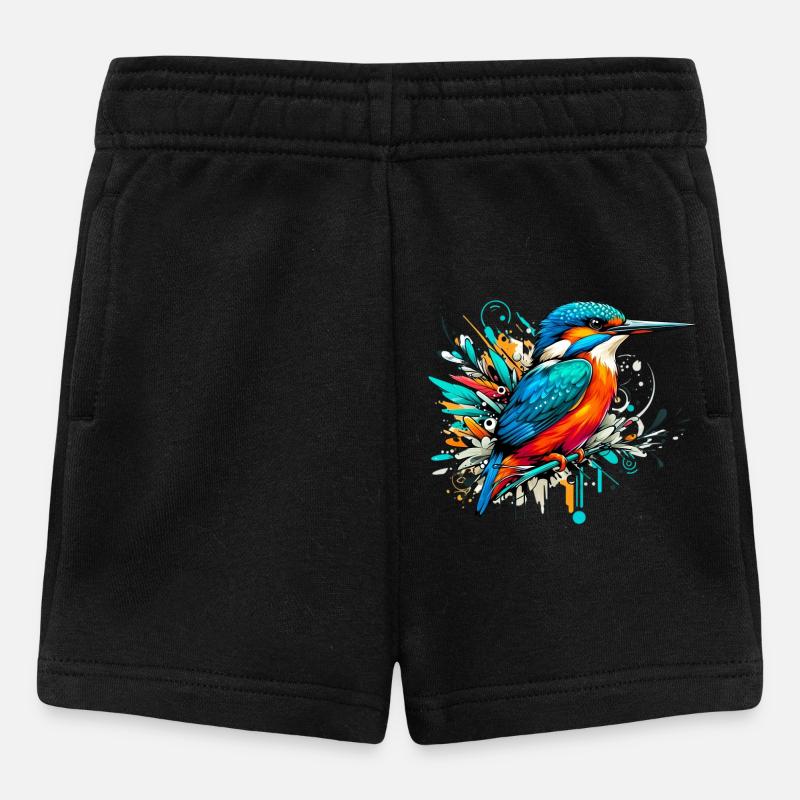 Eisvogel - Baby Shorts - Schwarz