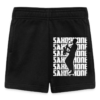 Funny Saxophone - Baby Shorts - black - Front