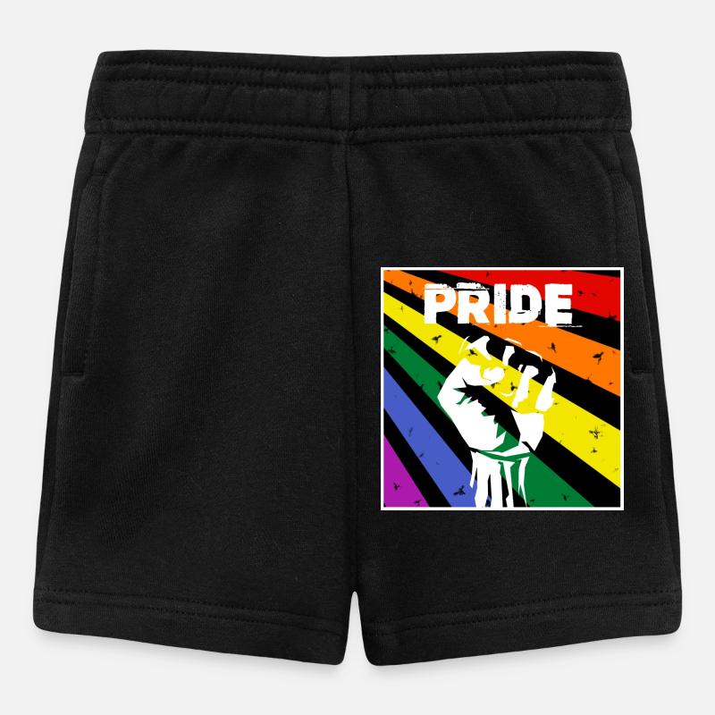 PRIDE - Baby Shorts - black