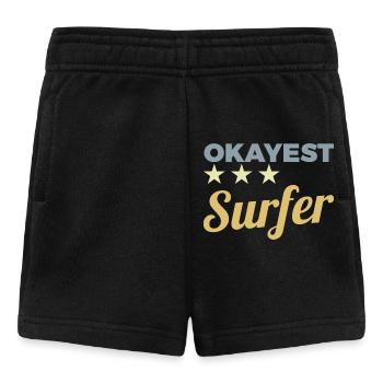 Surfeur moyen - Short Bébé - noir - Devant