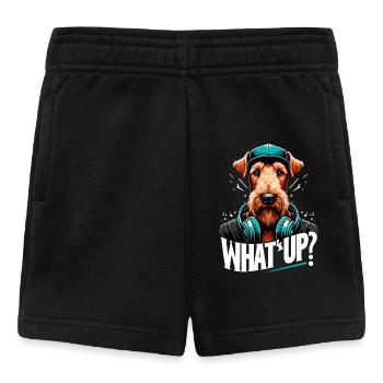 Irish Terrier Que se passe-t-il cadeau de chien gangsta - Short Bébé - noir - Devant