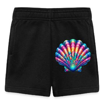Scallop Shell - Baby Shorts - black - Front
