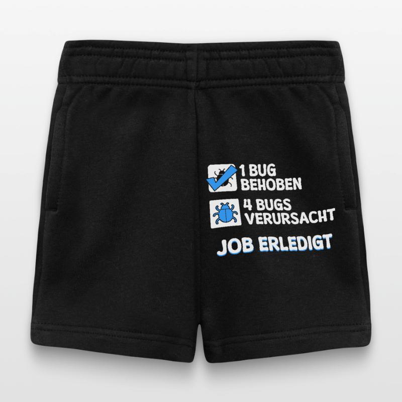 Developer Coden Skripting Bugs Debug Bugfixing Baby Shorts