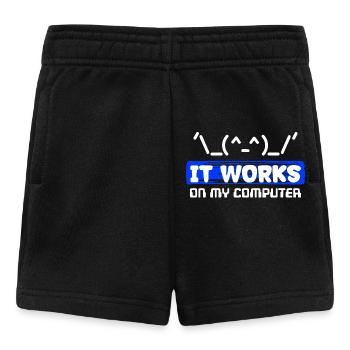 Debug Statement Bugfixing Skripting Code Developer - Baby Shorts - Schwarz - Vorne