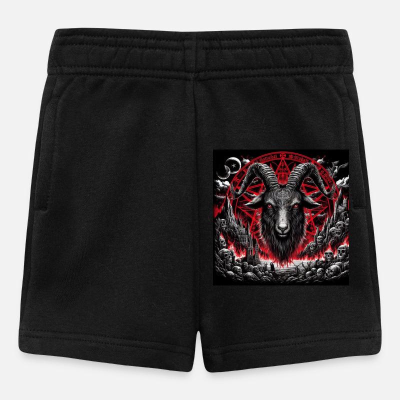 Ziegenbock - Baby Shorts - Schwarz