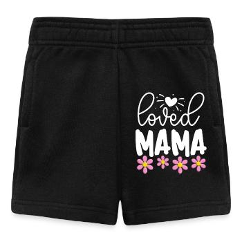 Geliebte Mama - Baby Shorts - Schwarz - Vorne