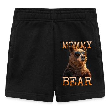 Mommy Bear Mama Bär Bärin Muttertag Grizzly Bären - Baby Shorts - Schwarz - Vorne