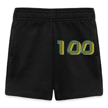 100. 100 JAHRE. 100-JÄHRIGES JUBILÄUM. GEBURTSTAG 100 - Baby Shorts - Schwarz - Vorne