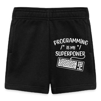 Computerfreak Developer Statement Coding Computer Science - Baby Shorts - black - Front