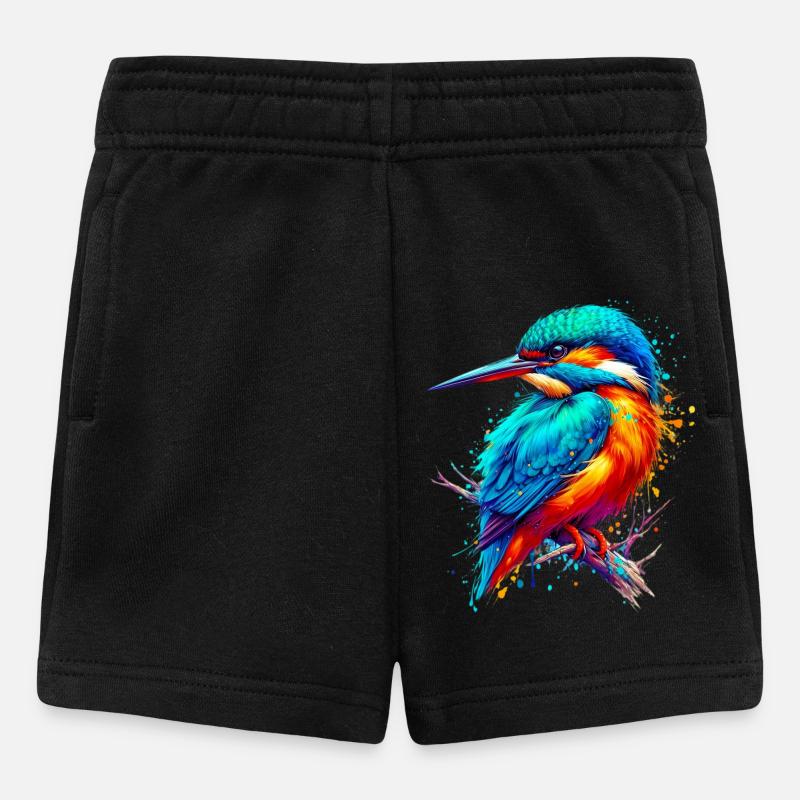 Eisvogel - Baby Shorts - Schwarz