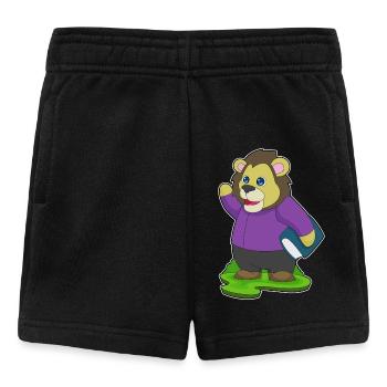 Lion Book - Baby Shorts - black - Front