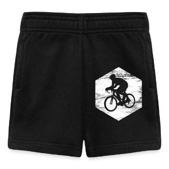 Dessin cycliste - Short Bébé - noir - Devant