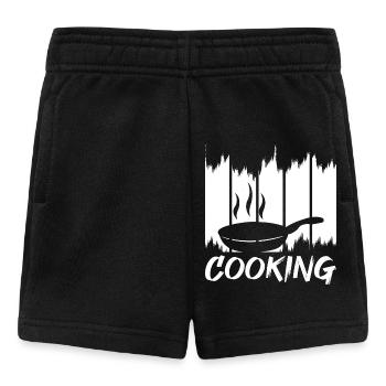 Cuisine amusante - Short Bébé - noir - Devant