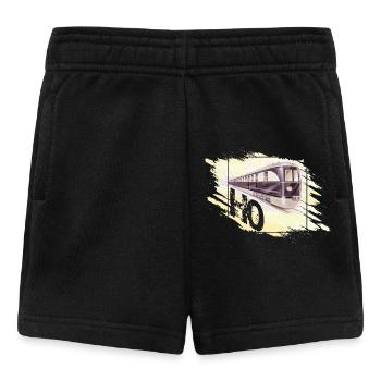 Model Railway Gauge H0 Design - Baby Shorts - black - Front