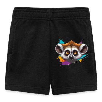 Regard de lémurien - Short Bébé - noir - Devant