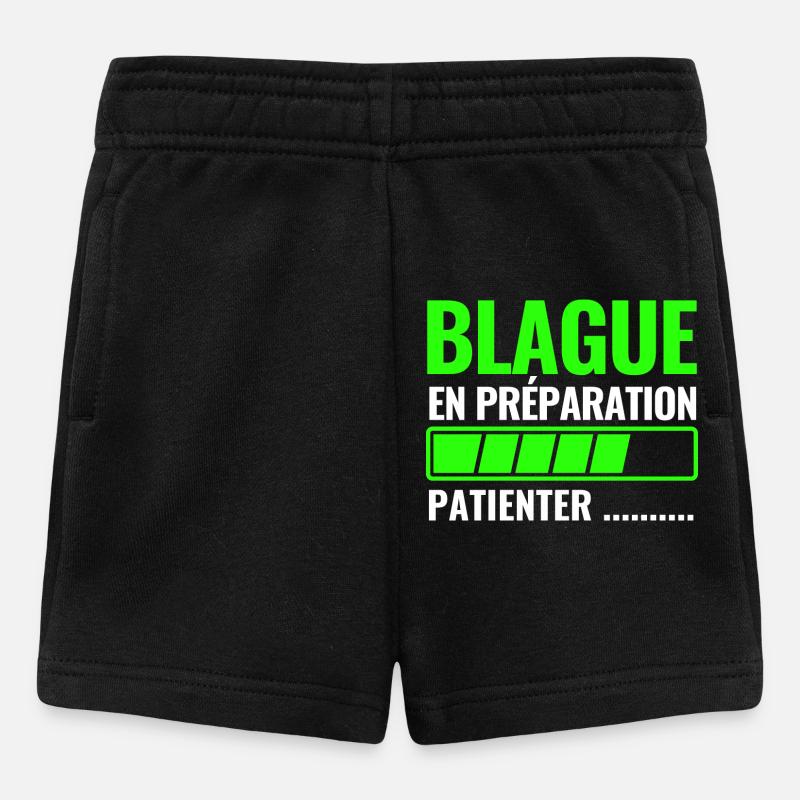 Joke in the making - Baby Shorts - black