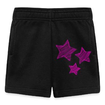 STERN. STERNE. STERN. FEST - Baby Shorts - Schwarz - Vorne