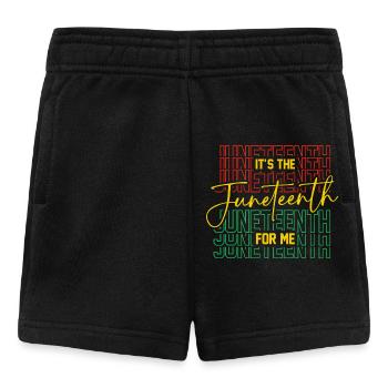 Juneteenth For Me Free-ish Since 1865 Independence - Baby Shorts - black - Front