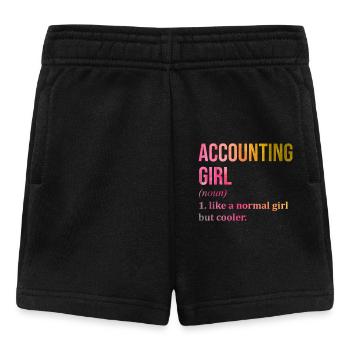 Buchhalter - Baby Shorts - Schwarz - Vorne