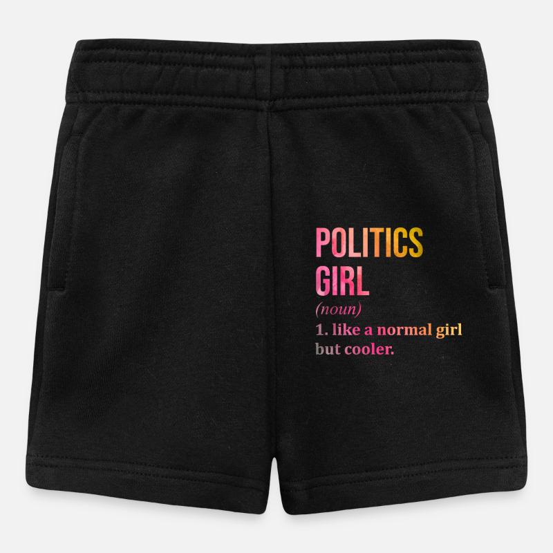 politique - Short Bébé - noir