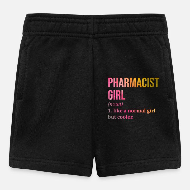 Apotheker - Baby Shorts - Schwarz