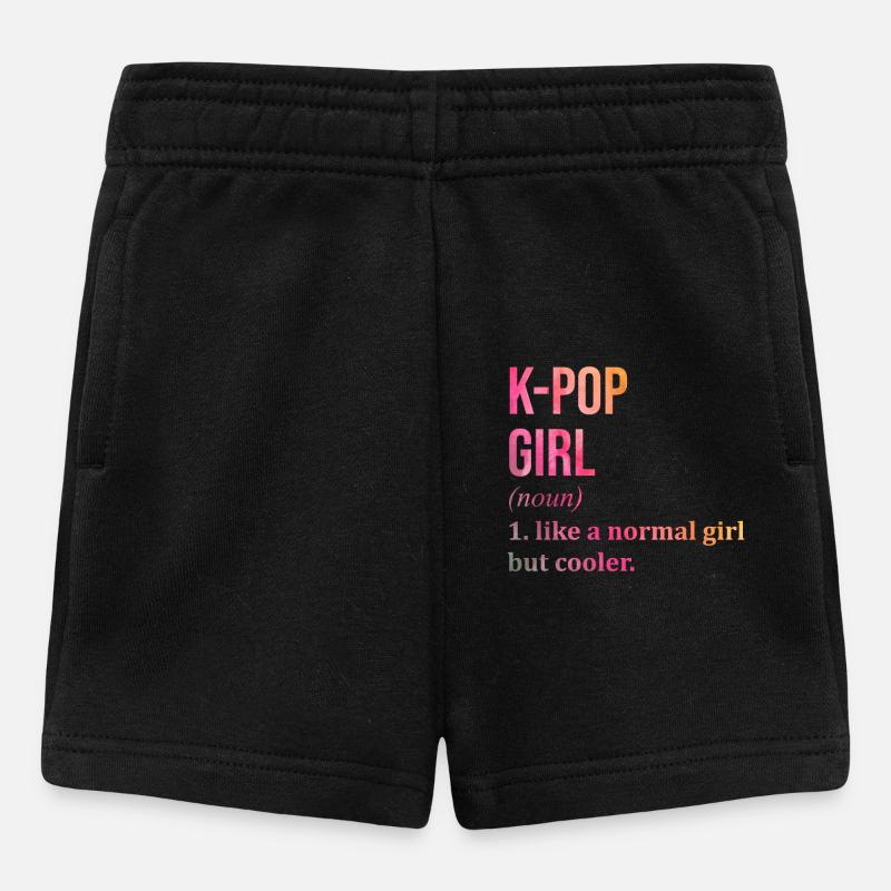 k pop - Baby Shorts - Schwarz