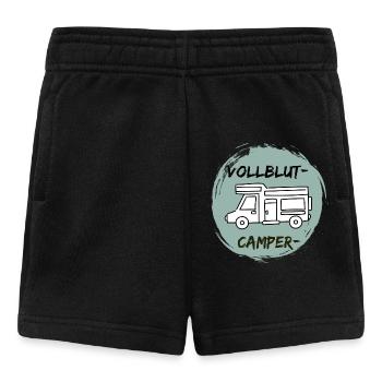 VollblutCamper-Wohnmobil - Baby Shorts - Schwarz - Vorne
