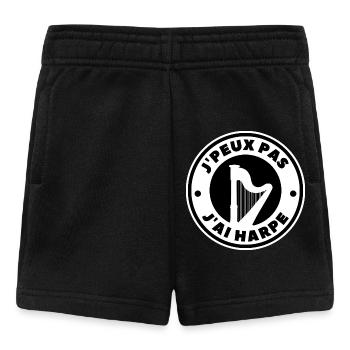 Ich kann keine Harfe haben - Baby Shorts - Schwarz - Vorne