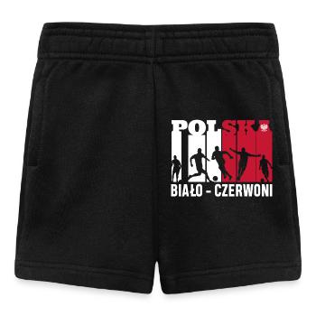 Polnischer Fußball - Baby Shorts - Schwarz - Vorne
