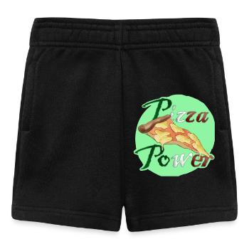 Pizza Power Super Powers Energy Slice UK - Short Bébé - noir - Devant