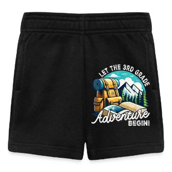 Das Abenteuer der dritten Klasse beginnt - Baby Shorts - Schwarz - Vorne