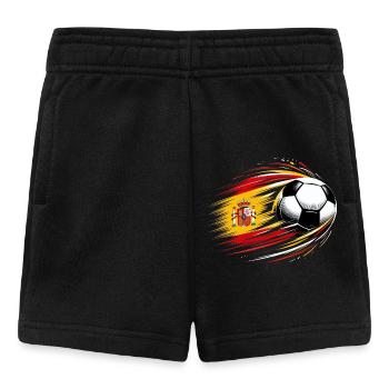 Viva Spanish Football, drapeau de l’Espagne - Short Bébé - noir - Devant