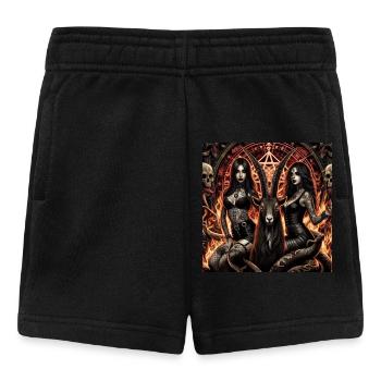 Living with Satan - Baby Shorts - black - Front