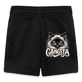 Heilige Birma Katze Birmakatze Gangsta Geschenk - Baby Shorts - Schwarz - Vorne
