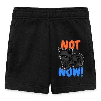 Drôle de chat - Short Bébé - noir - Devant