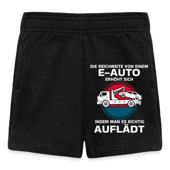 Elektroauto Laden Humor - Baby Shorts - Schwarz - Vorne