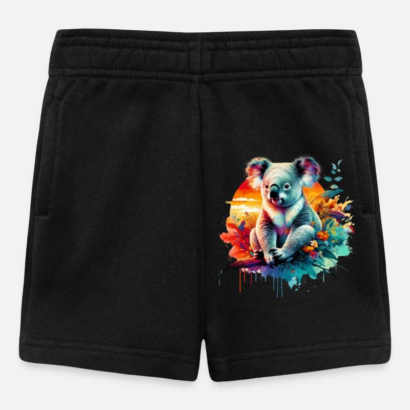 Koala - Baby Shorts - Schwarz