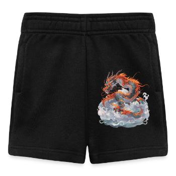 Drache Drachen Fabeltier Märchen - Baby Shorts - Schwarz - Vorne