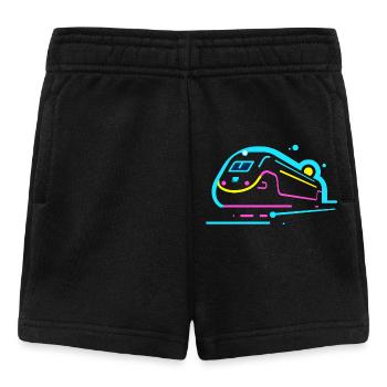 Train Comic Look - Baby Shorts - black - Front