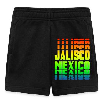 Jalisco Mexico rainbow design - Baby Shorts - black - Front