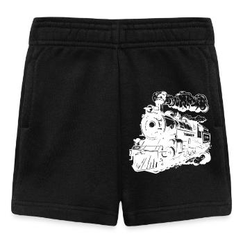 Locomotive Graphics - Baby Shorts - black - Front