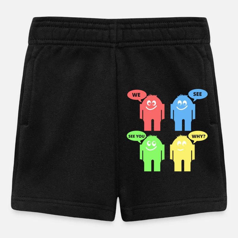 Funny Men - Baby Shorts - black