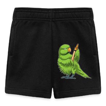 Parrot Student Crayon School - Baby Shorts - black - Front