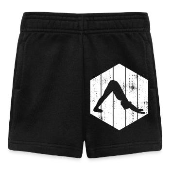 Yogini Sketch - Baby Shorts - black - Front