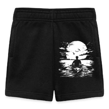 Rower Drawing - Baby Shorts - black - Front