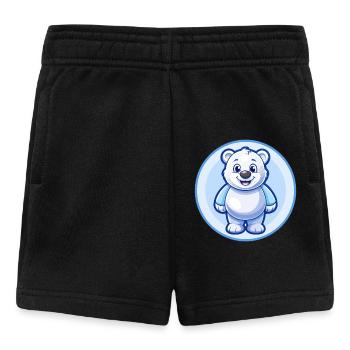 Bear Blue Kawaii Cartoon Character Clipart Pet - Baby Shorts - black - Front